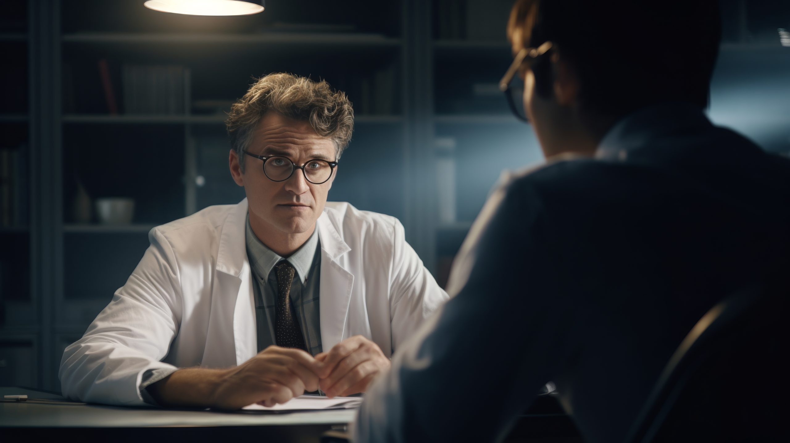 Attorney consulting neurologist for forensic case review